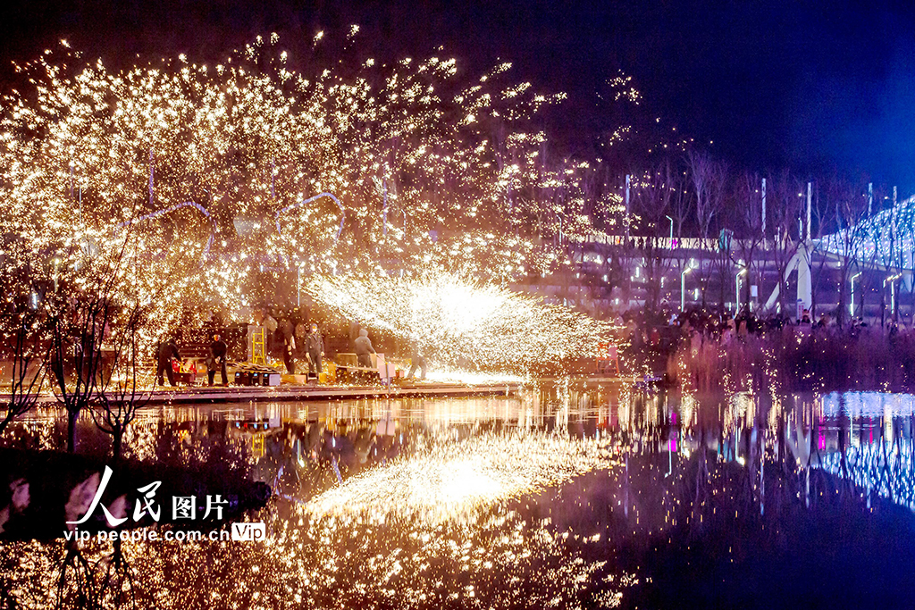 河北邯郸：打铁花喜迎新春【4】