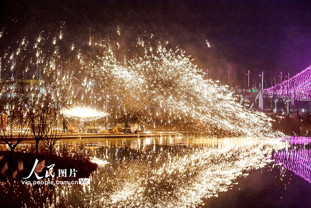 河北邯郸：打铁花喜迎新春【5】