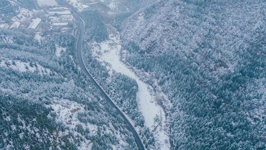 兴隆山雪景。 彭昱摄