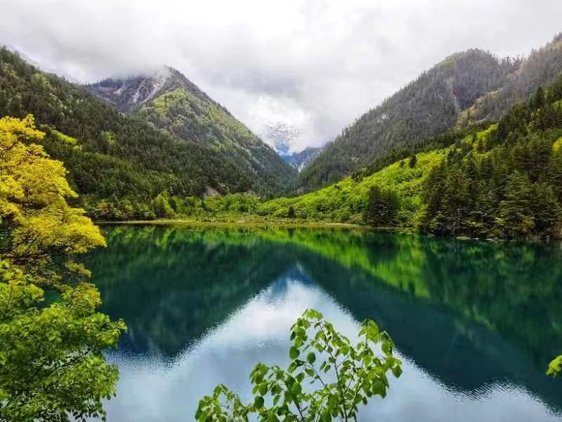 青山绿水若诗篇。九寨沟景区供图