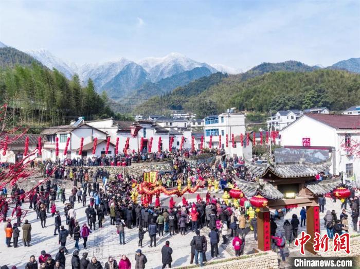 “九华立春祭”仪式现场。许军 摄