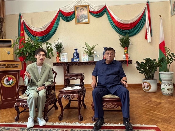 马达加斯加驻华大使馆特聘宋歆阳为健康顾问