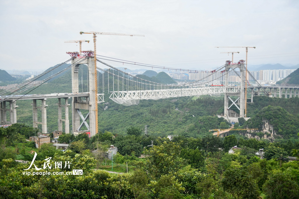 贵州兴义：金州大桥建设有序推进【4】