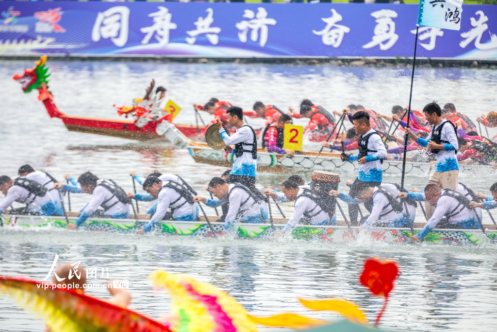 浙江温州：传统龙舟大赛举行【3】