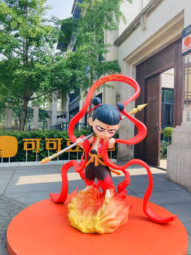 哪吒模型。成都高新区供图